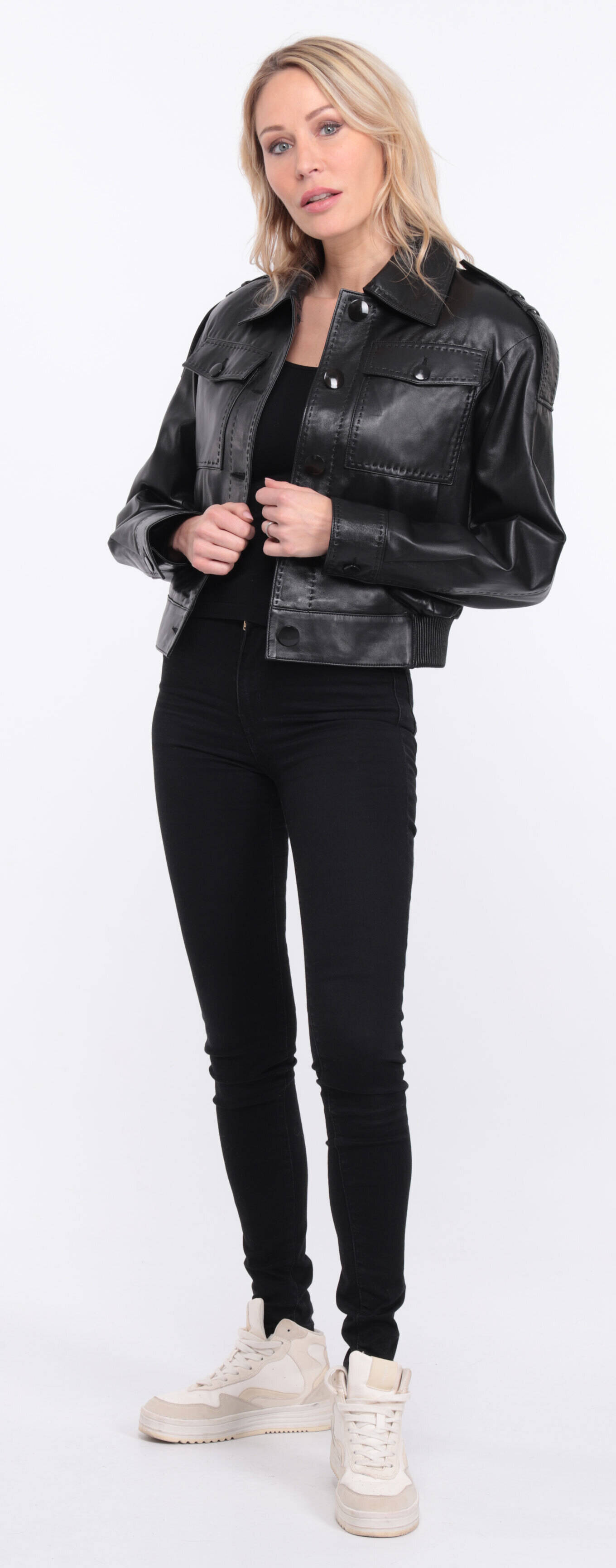 blouson cuir eden noir (2)