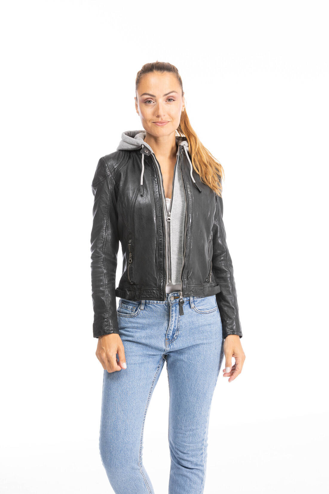 blouson cuir femme noir anni (1)