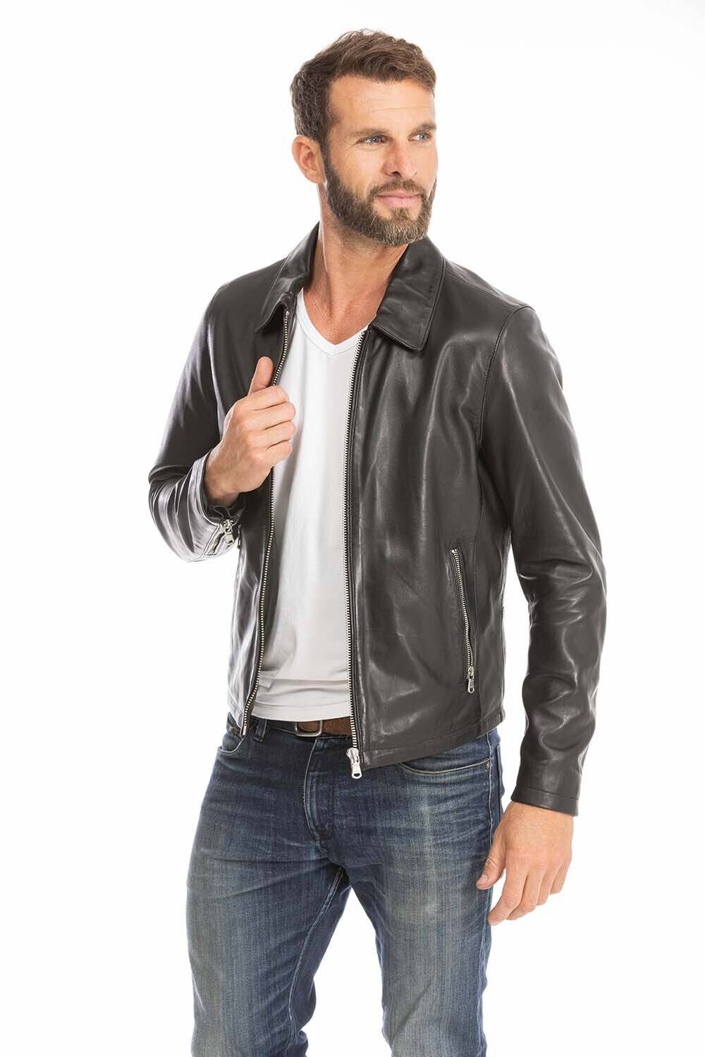 blouson cuir homme 102496 noir (6)