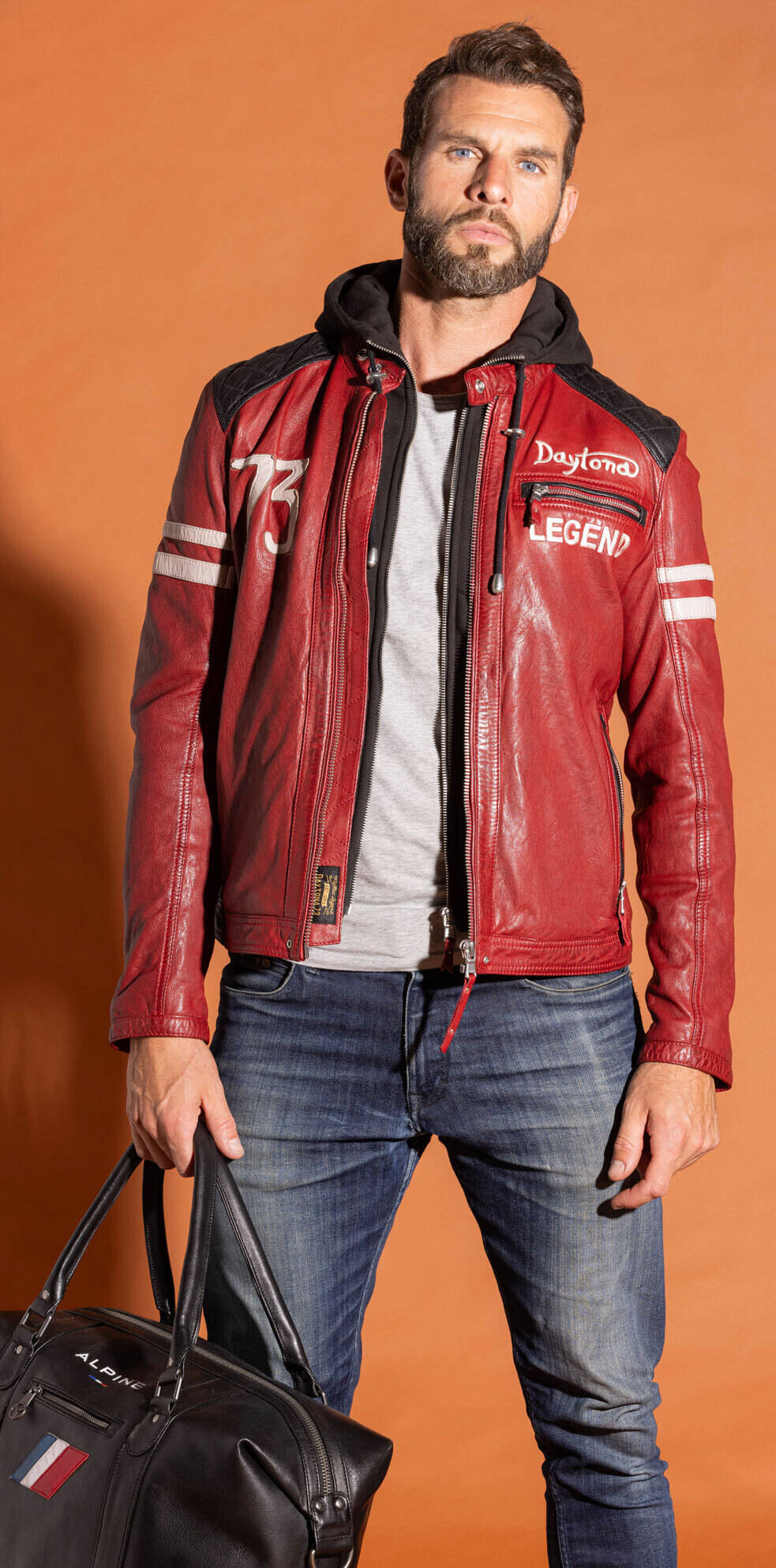 blouson cuir homme 102555 rouge (3)