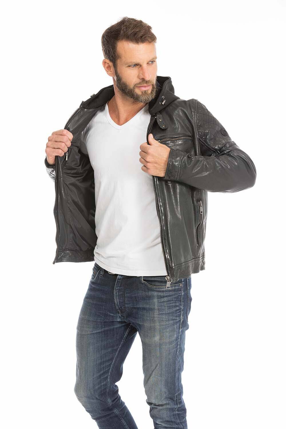 blouson cuir homme agneau noir ryde redskins (11)