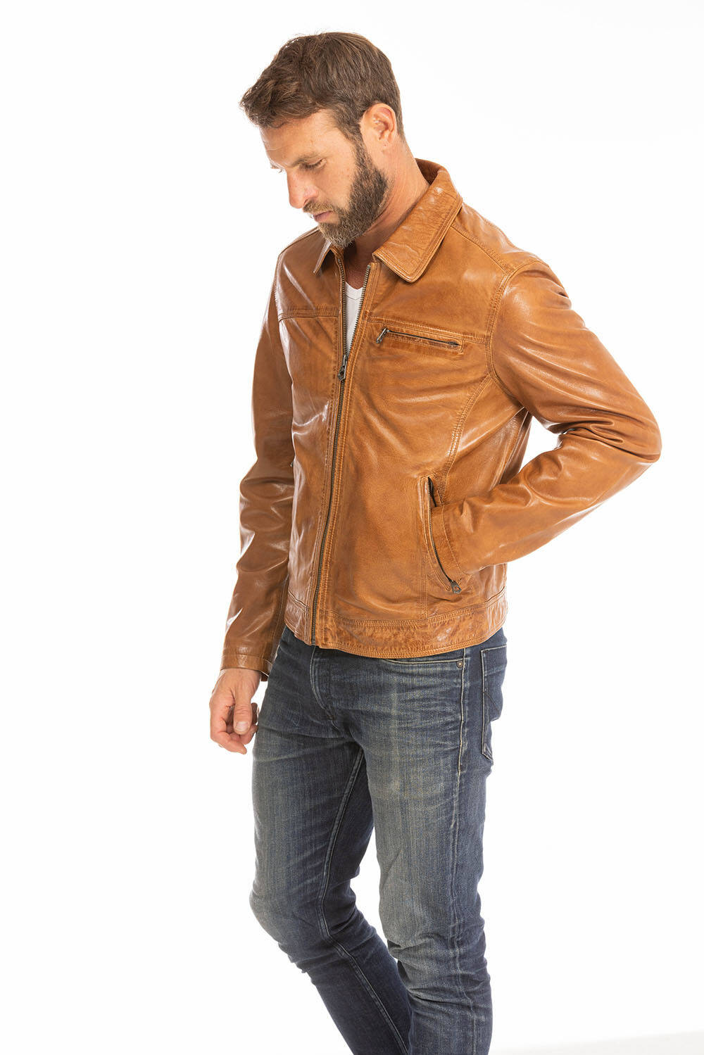 blouson cuir homme cognac 100144 major  (13)