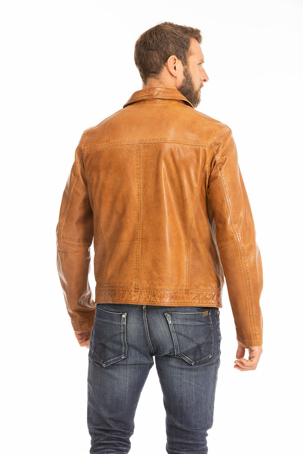 blouson cuir homme cognac 100144 major  (6)