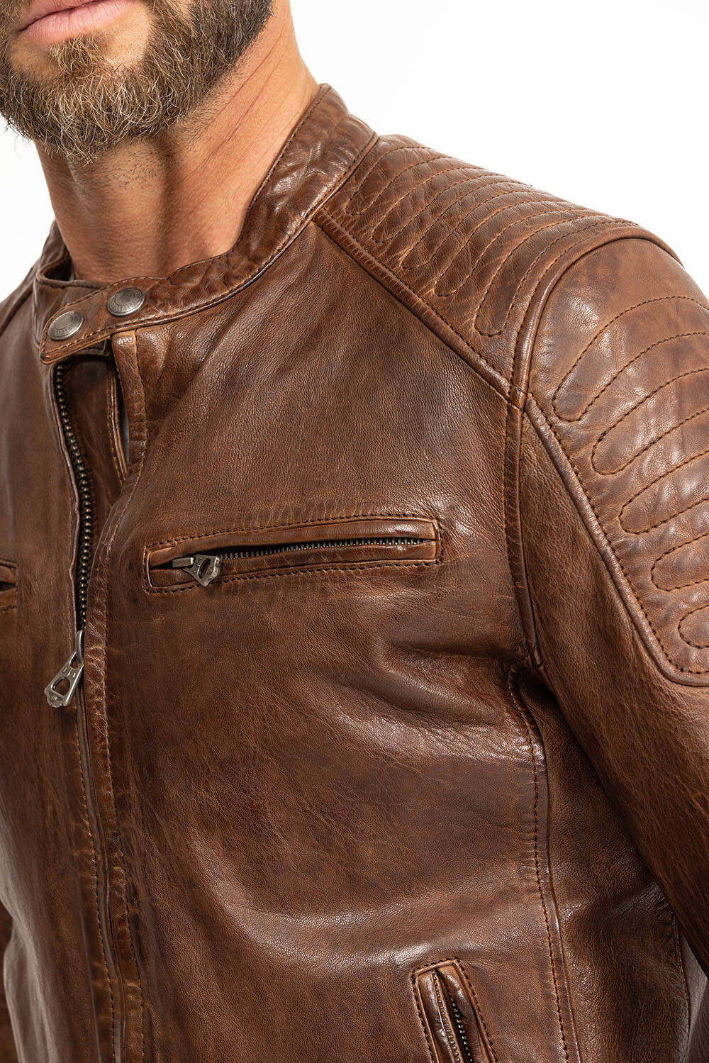 blouson cuir homme cognac 101700 (12)