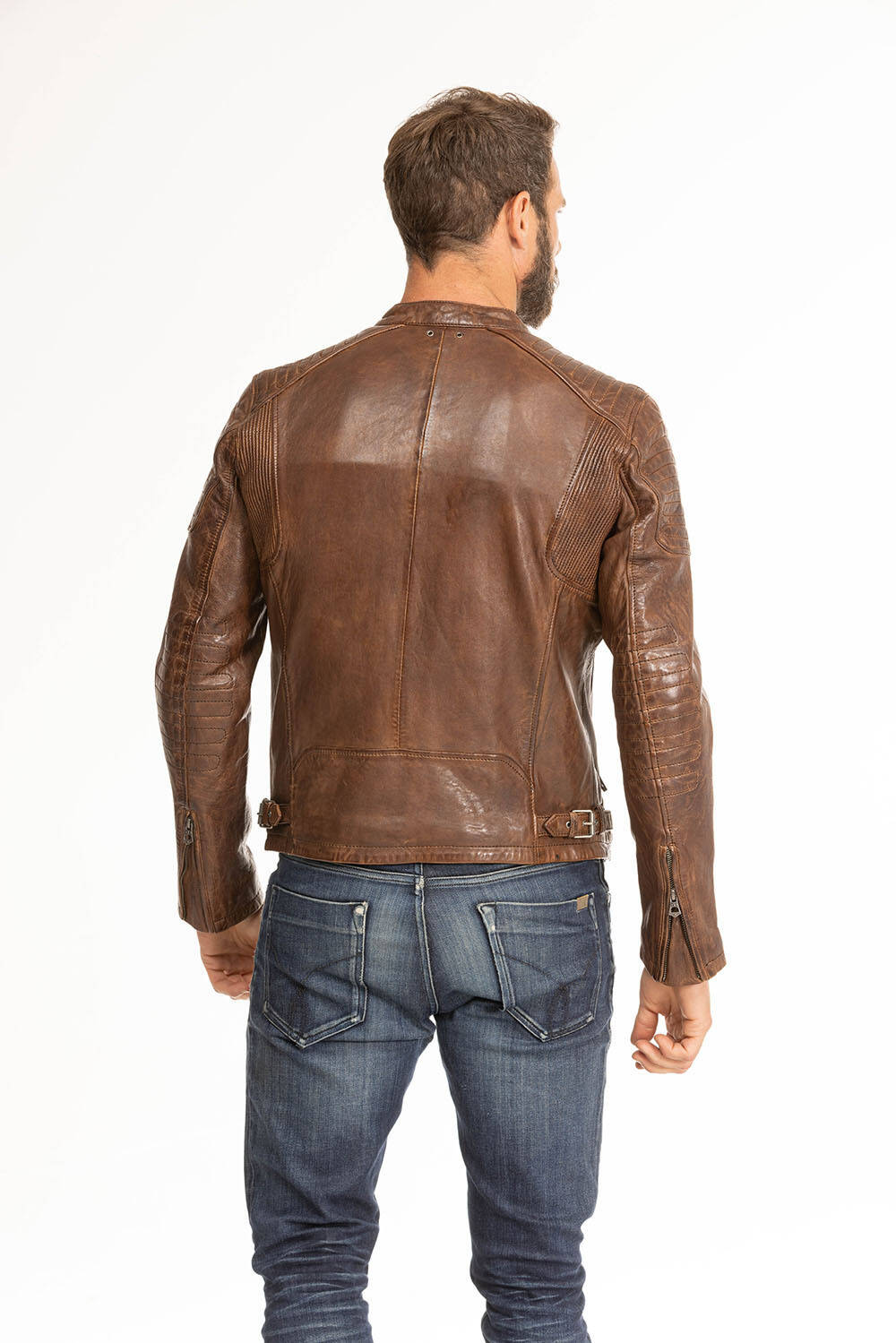 blouson cuir homme cognac 101700 (4)