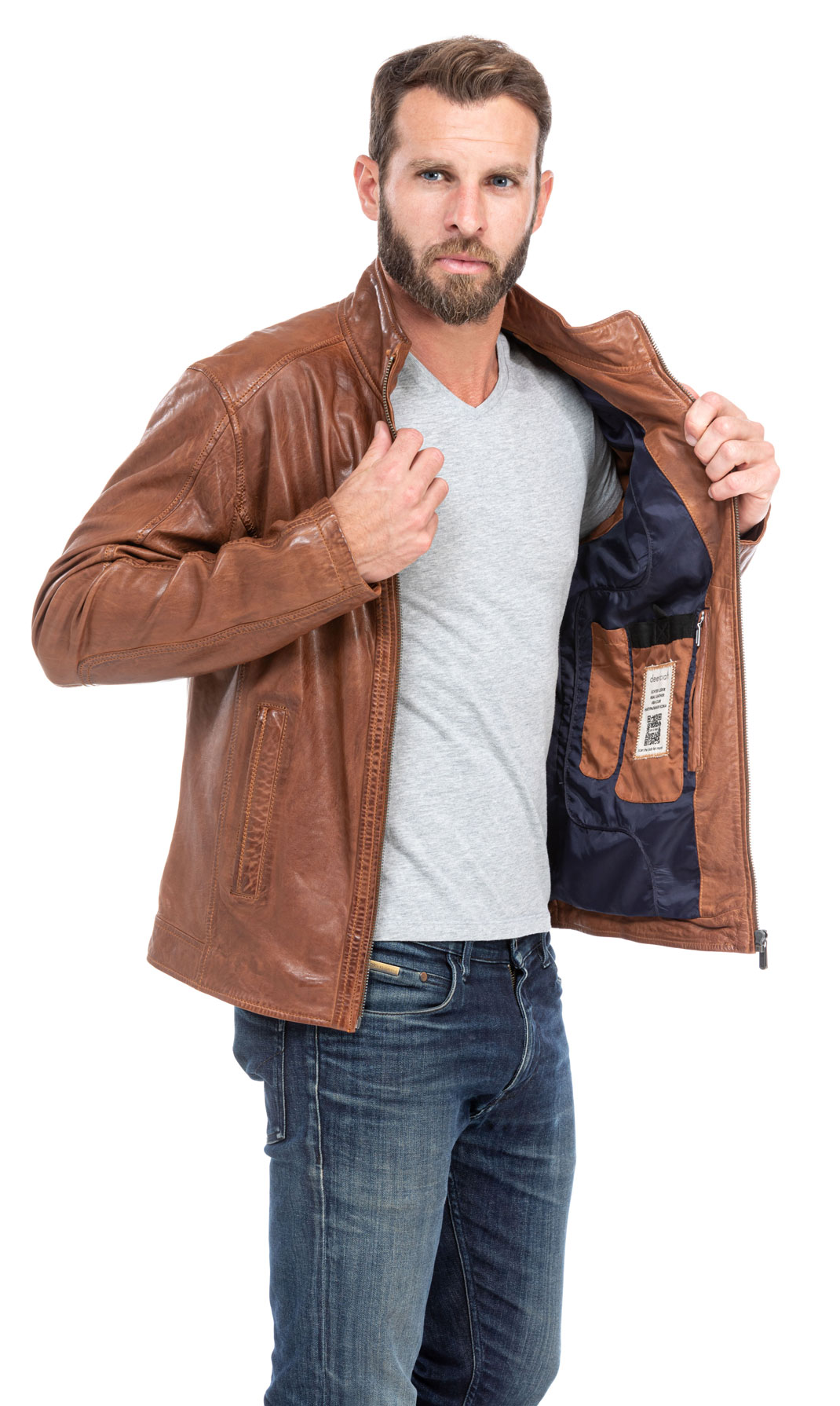 Oakwood classic leather on sale jacket