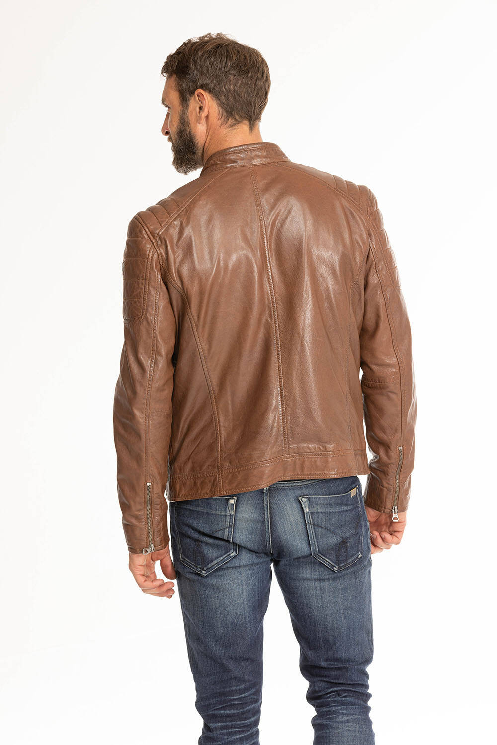 blouson cuir homme derry cognac (7)