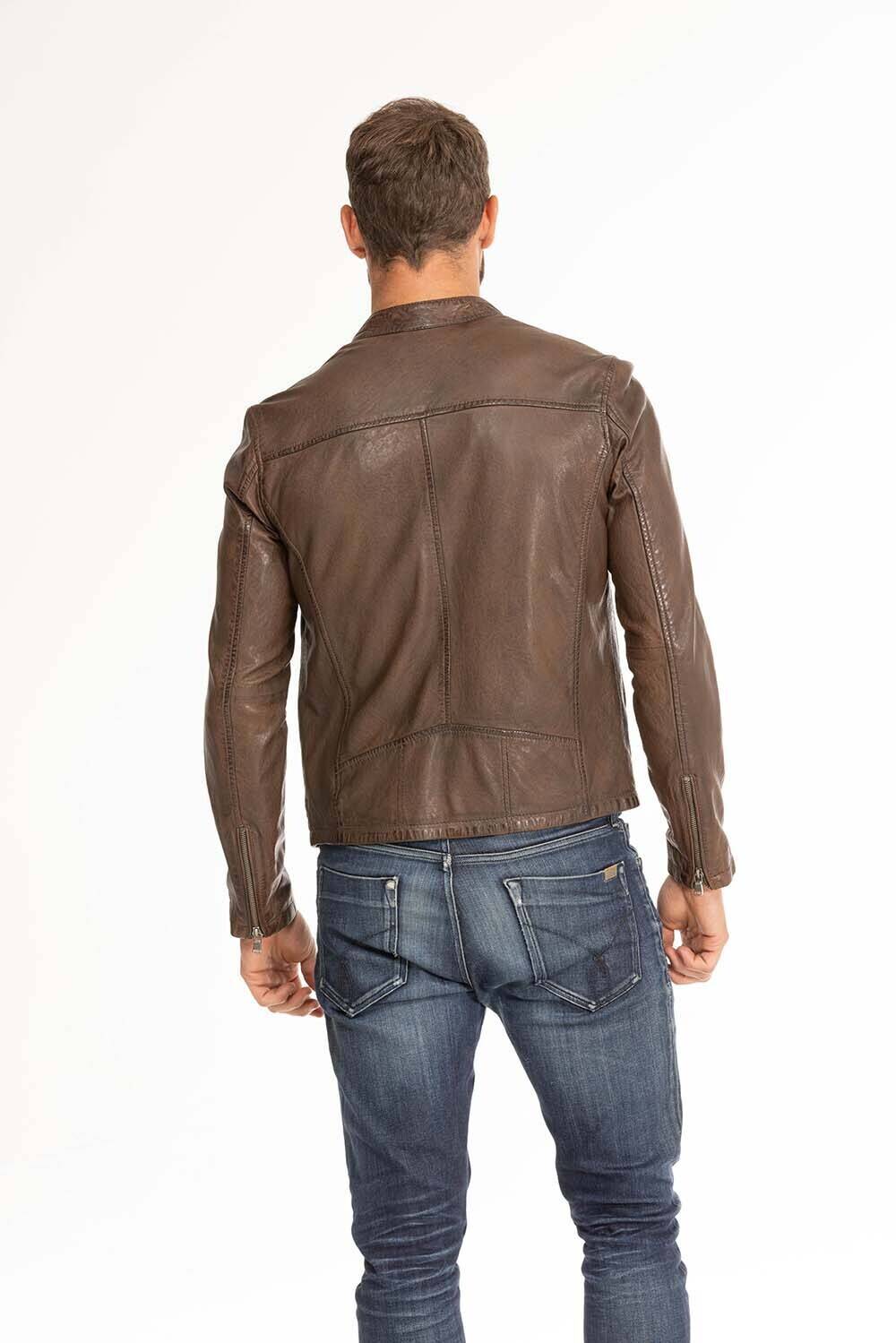 blouson cuir homme gafi bison (5)