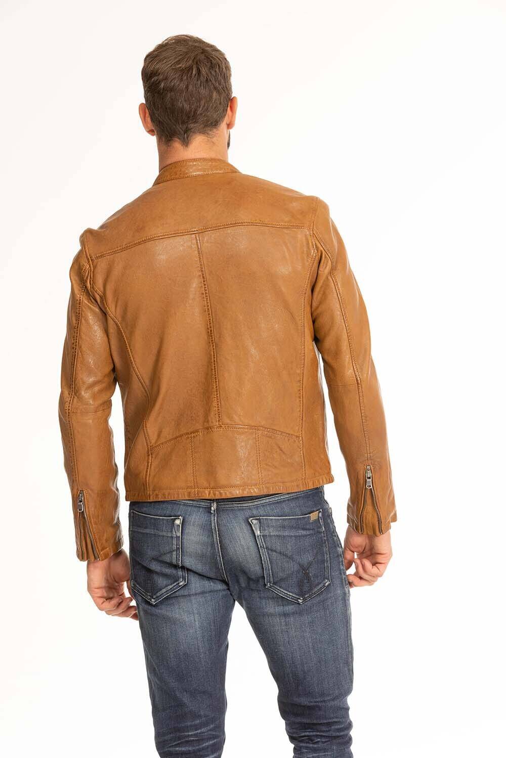 blouson cuir homme gafi cognac (5)