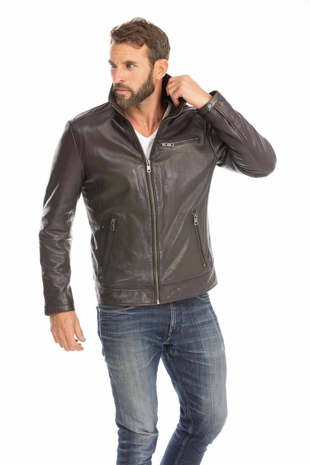 blouson cuir homme justin marron (14)