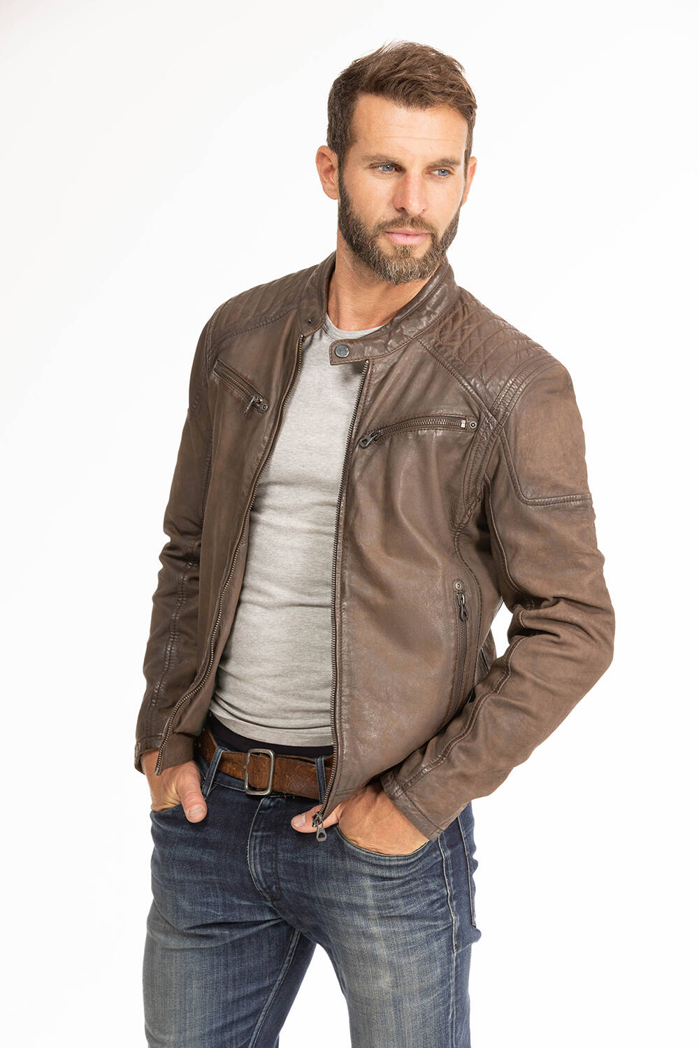 blouson cuir homme marron 1201-0485 (3)