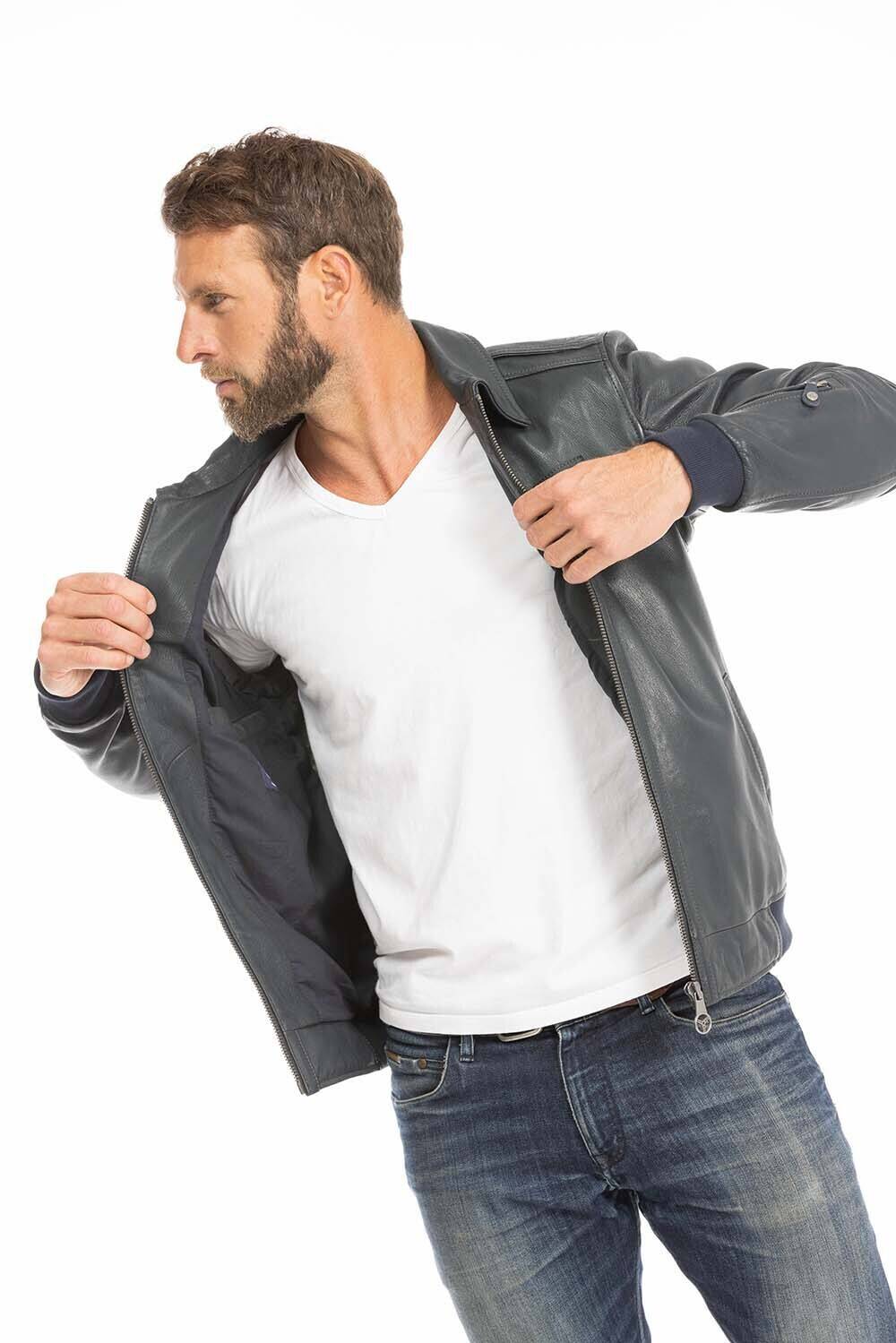 blouson cuir homme navy jacky style pilote (9)