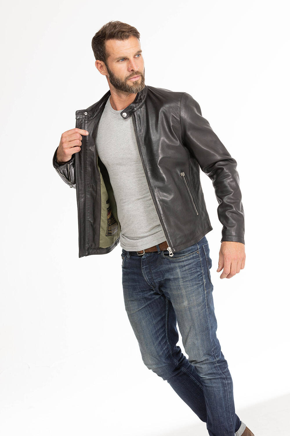 blouson cuir homme noir 102134 (4)