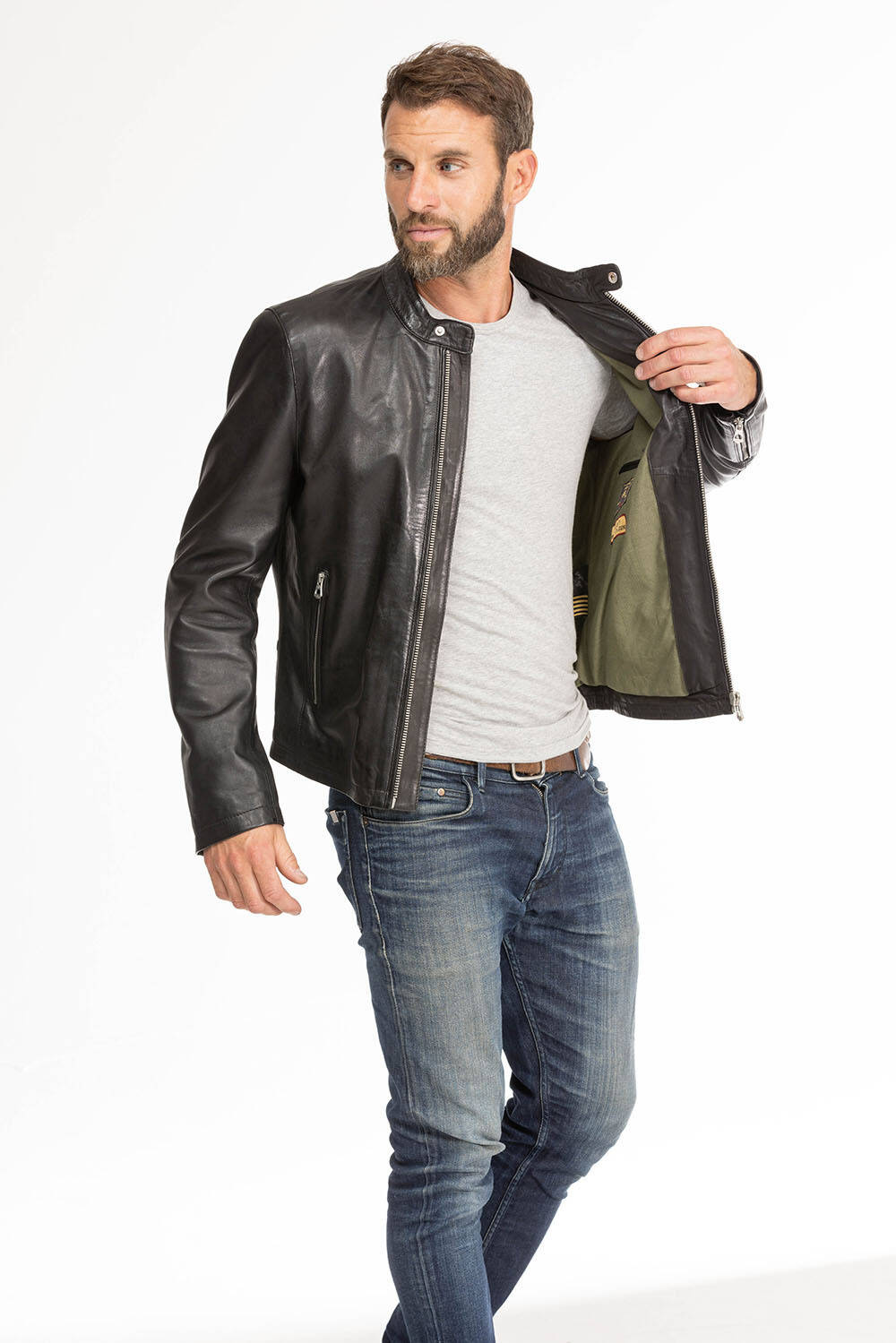 blouson cuir homme noir 102134 (5)