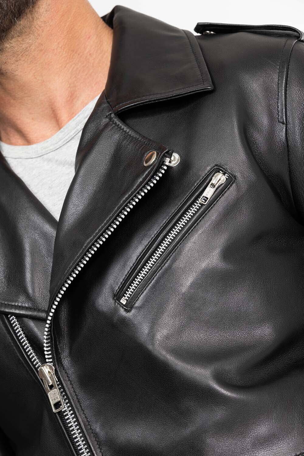 H&m men deals leather jacket