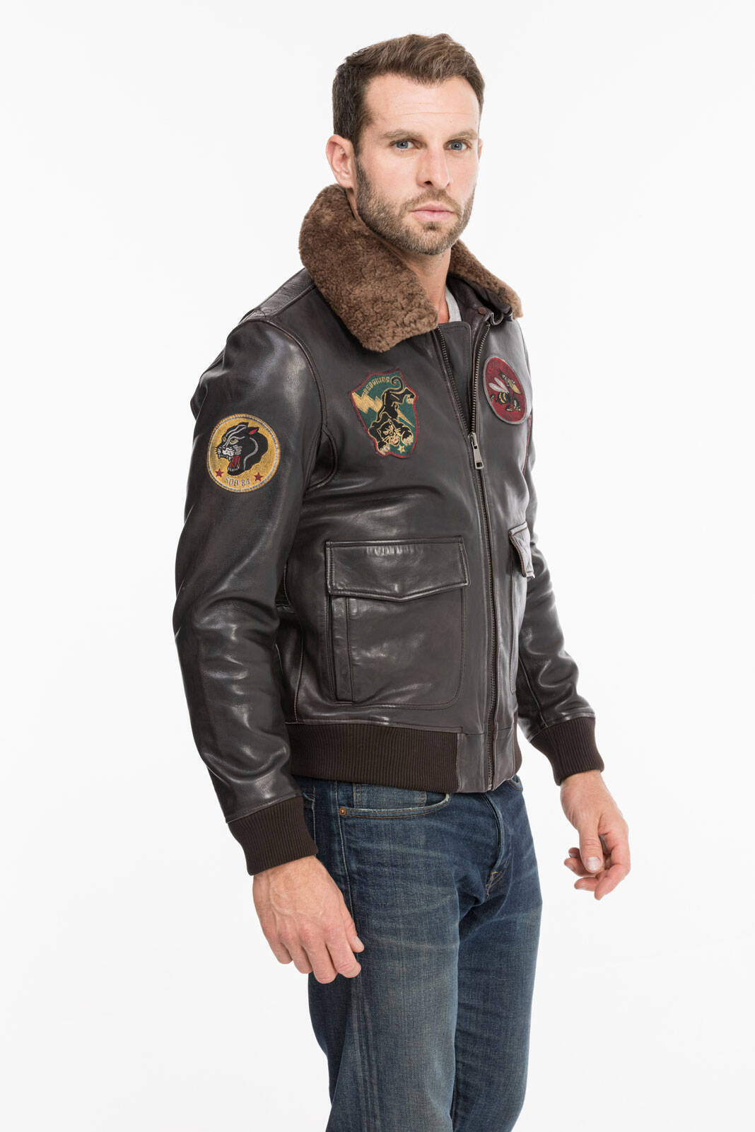 blouson cuir homme redskins pilot omega rf 135 (8)