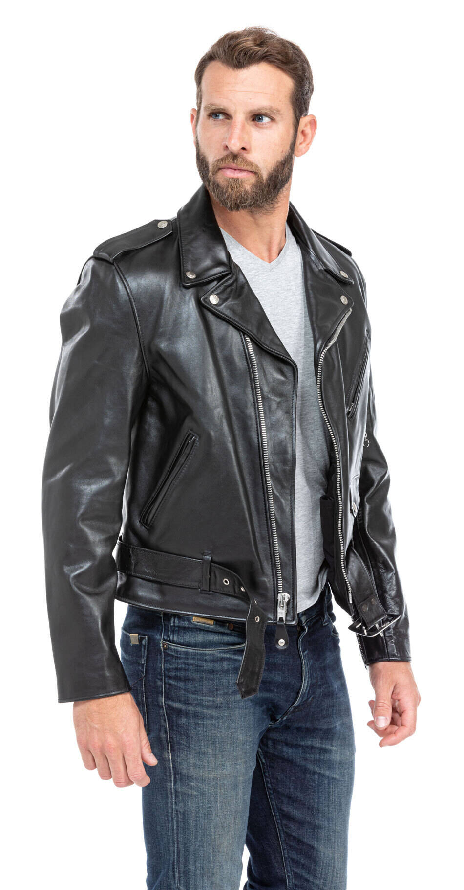 Blouson cuir perfecto schott homme hot sale