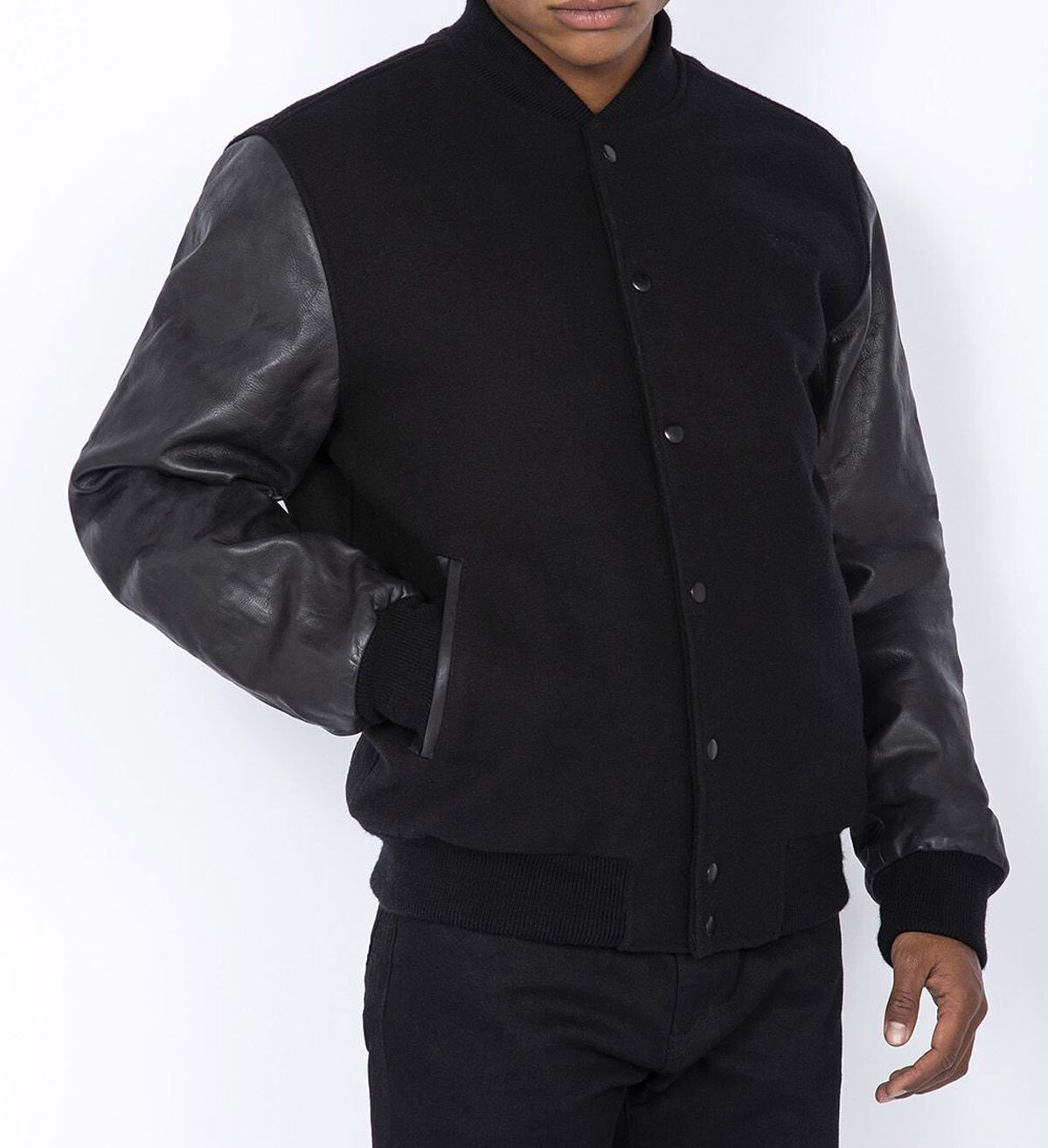 blouson schott lcusa noir noir (1)