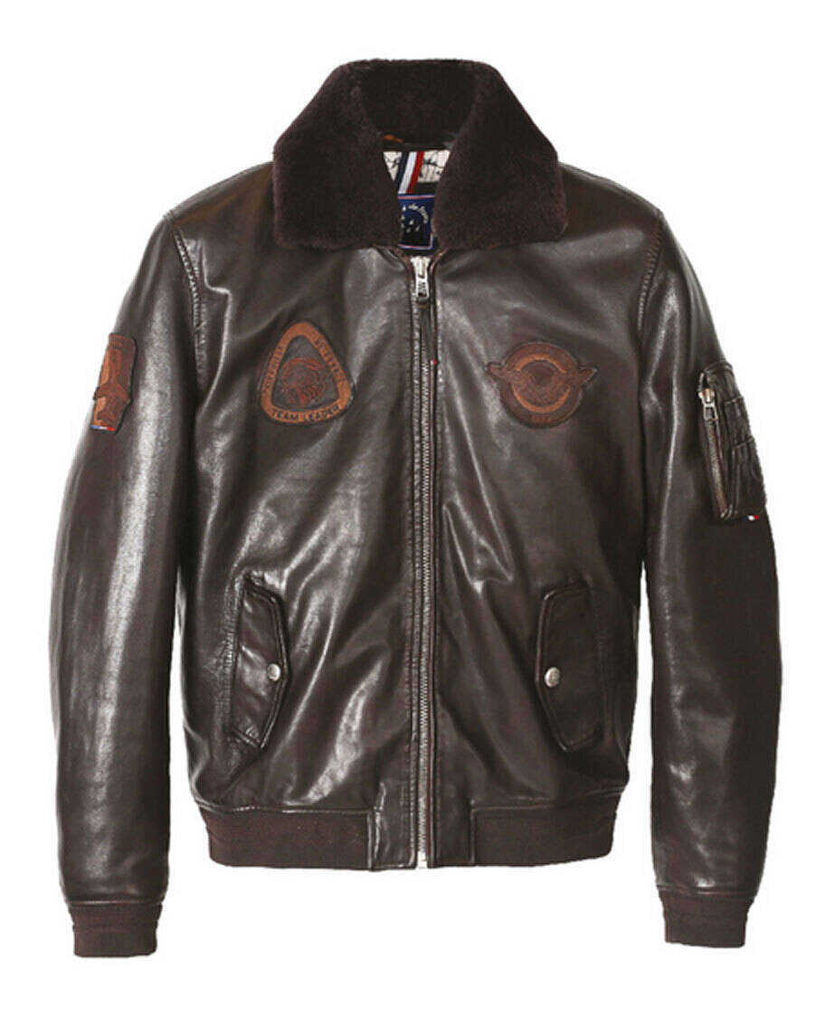 Bomber Leather Jackets Redskins Of Leather -ref 