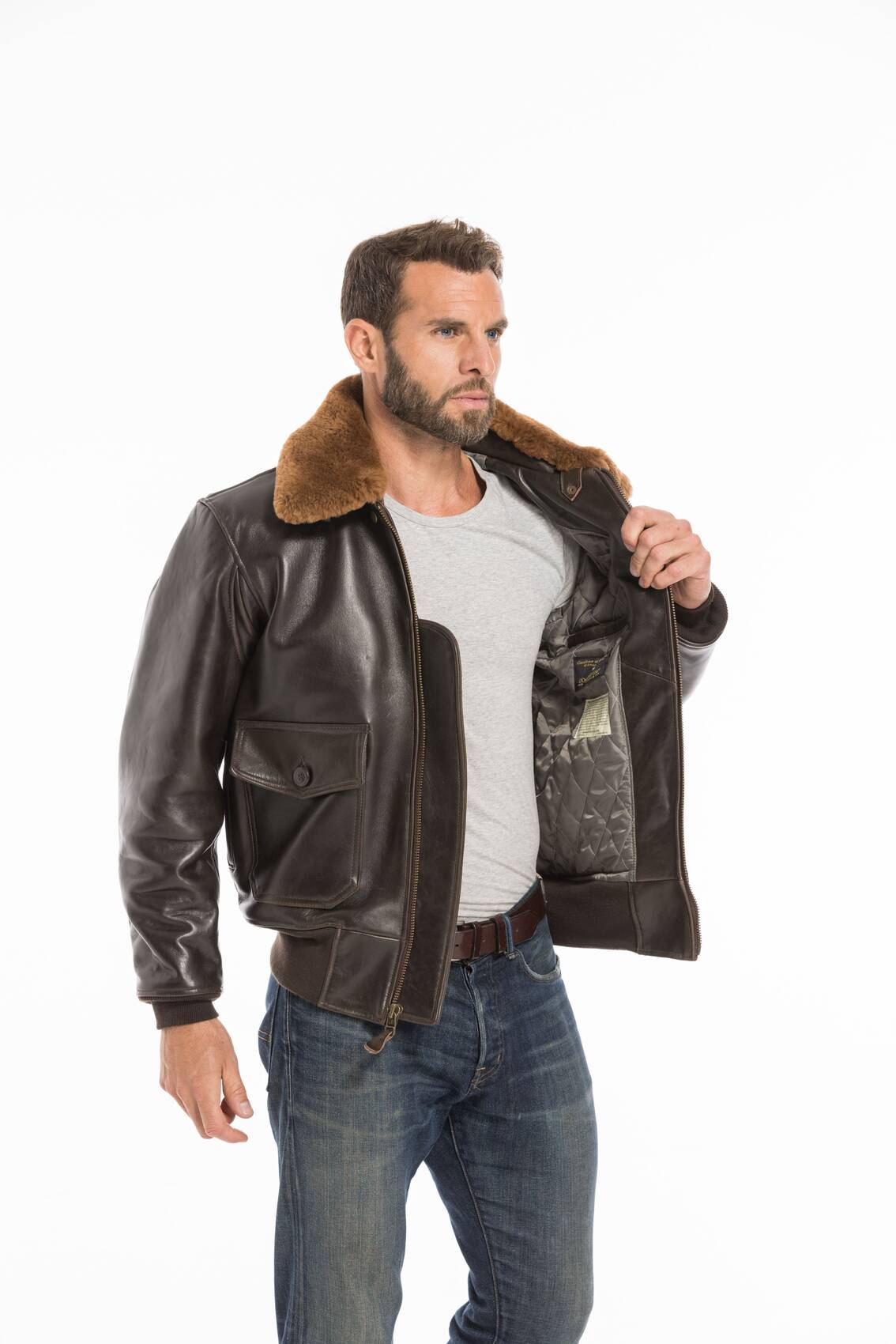 Cockpit g1 outlet leather jacket