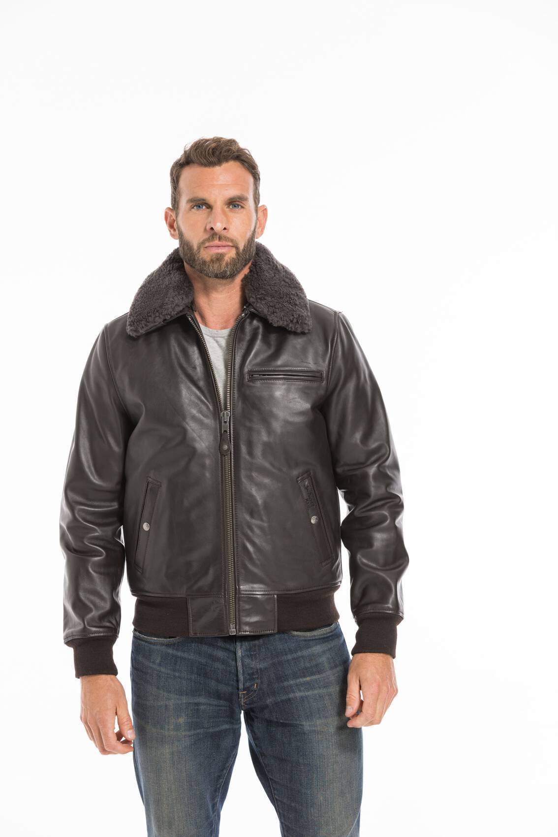 Schott cowhide bomber clearance jacket