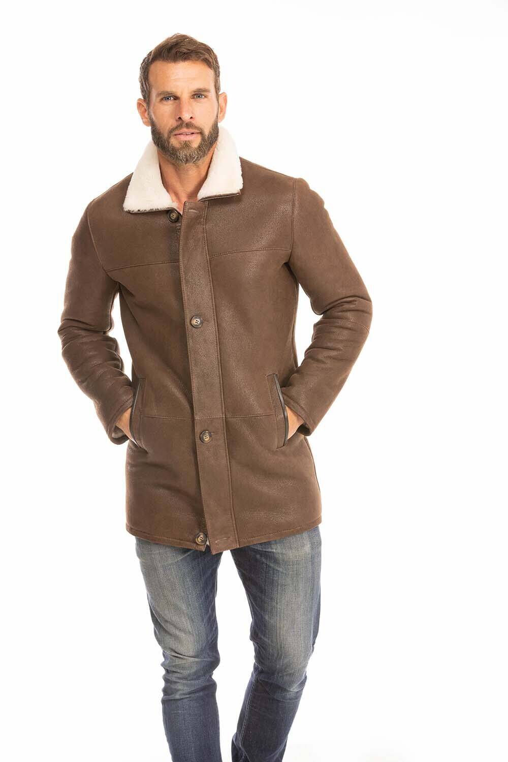 manteau mouton homme marron greg (10)