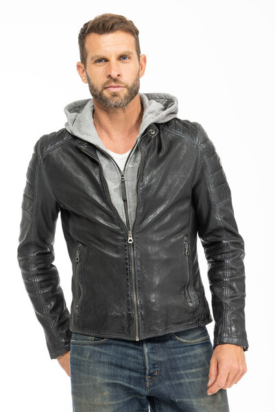 Bomber Leather jackets Leather shop Cuirs Guignard - Leather clothing