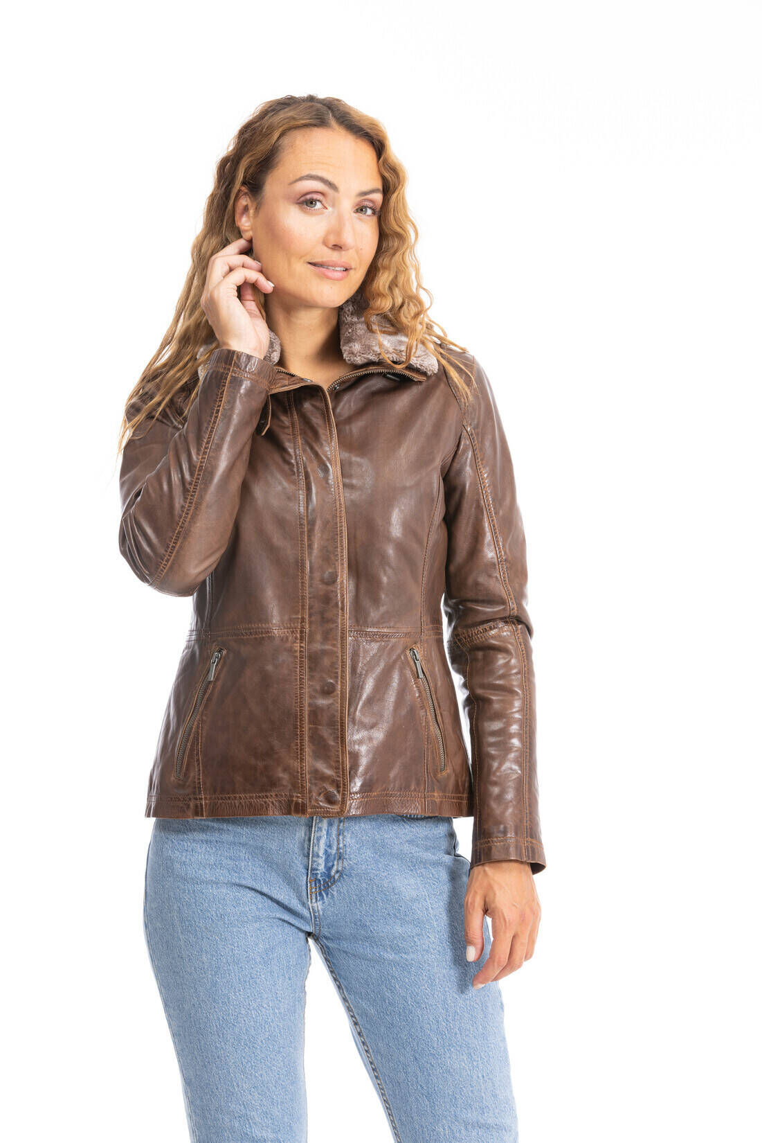 veste cuir bison 101648 (3)