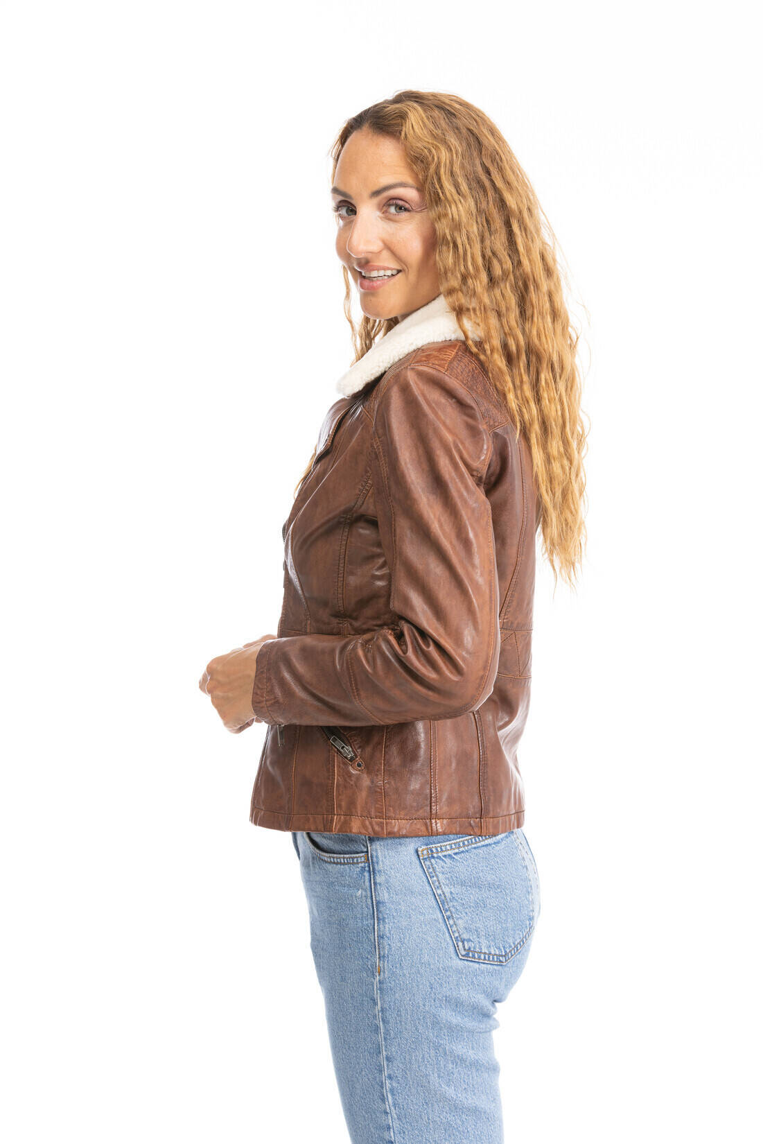 veste cuir femme cognac dalia (6)