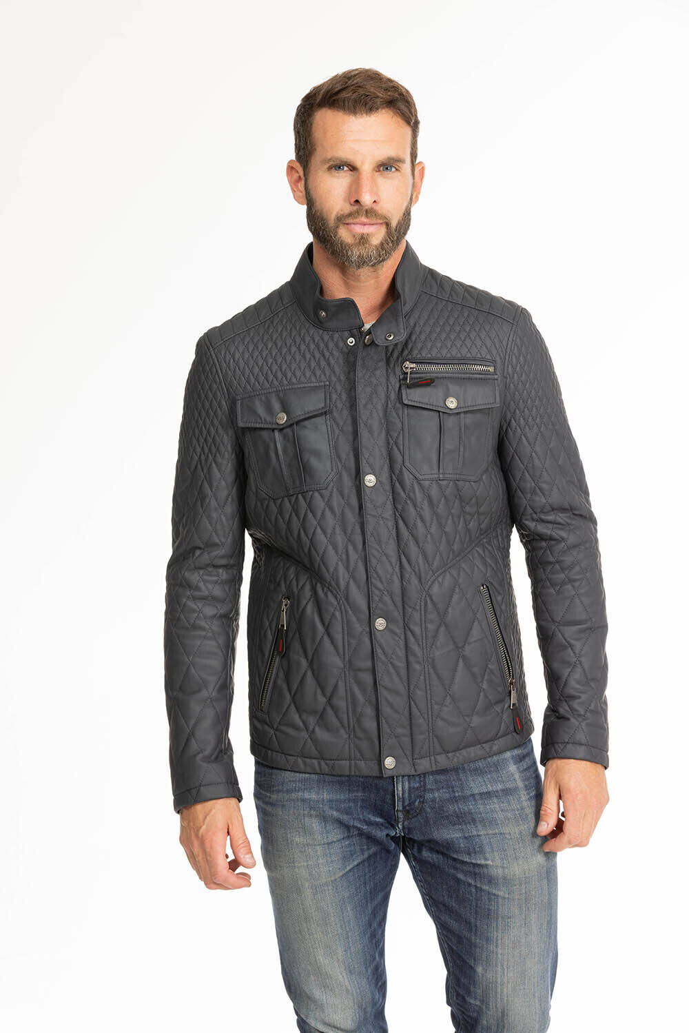 veste cuir homme bleu assencio  (11)