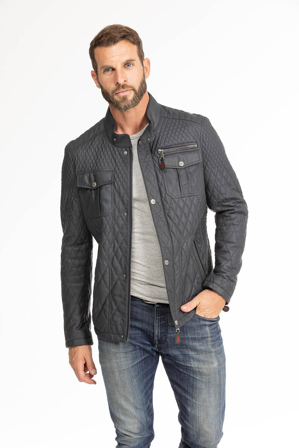 veste cuir homme bleu assencio  (2)