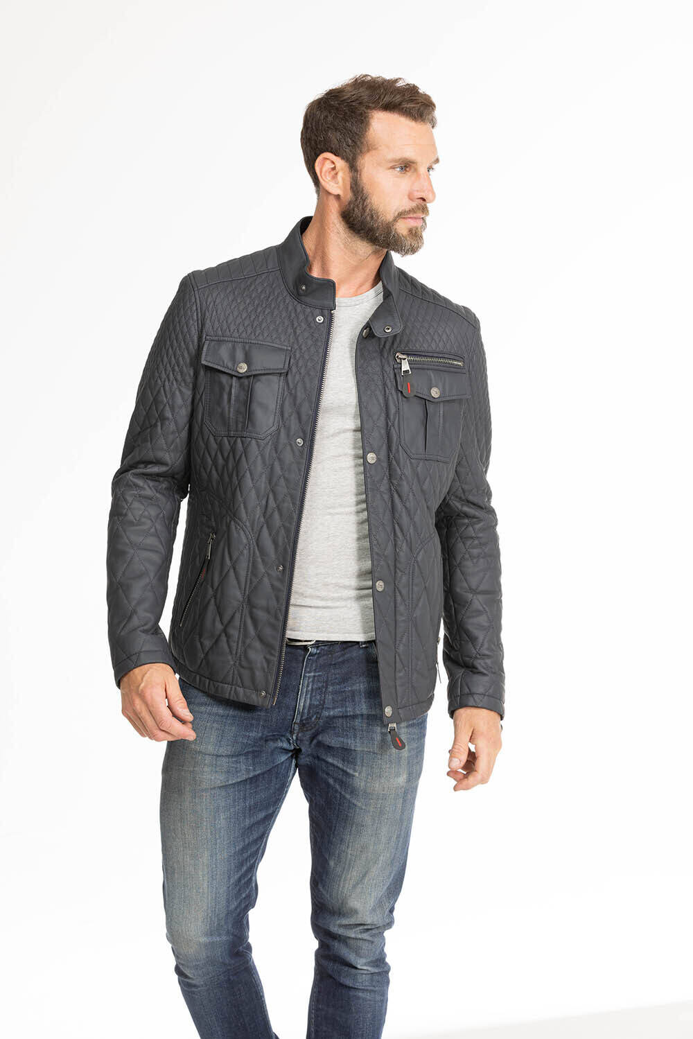 veste cuir homme bleu assencio  (3)