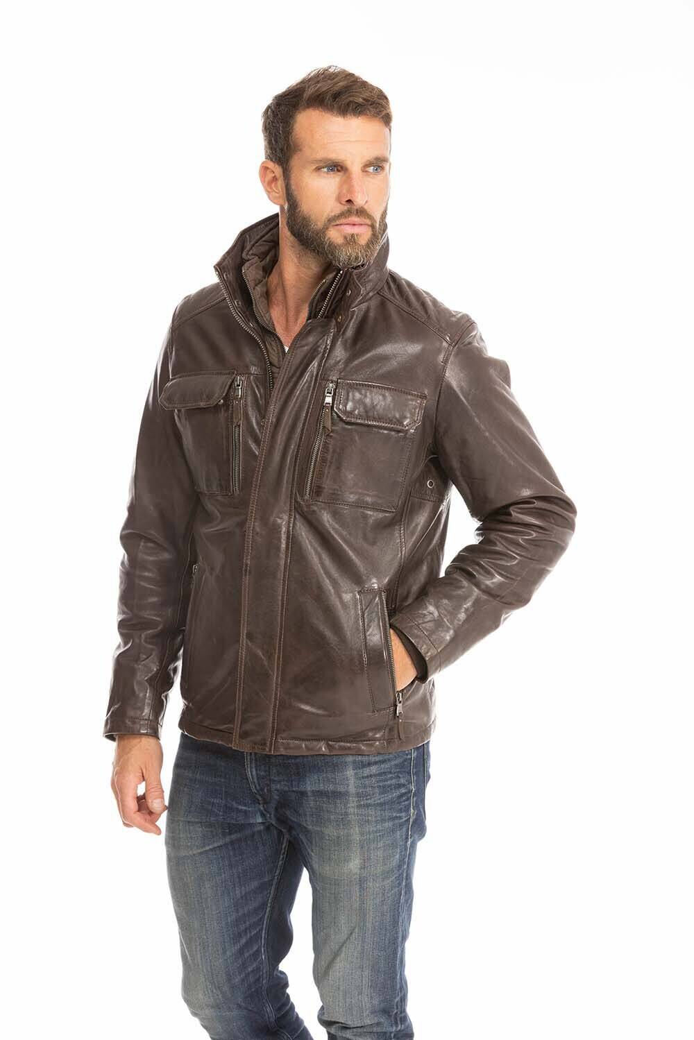 veste cuir homme marron 102911 (12)