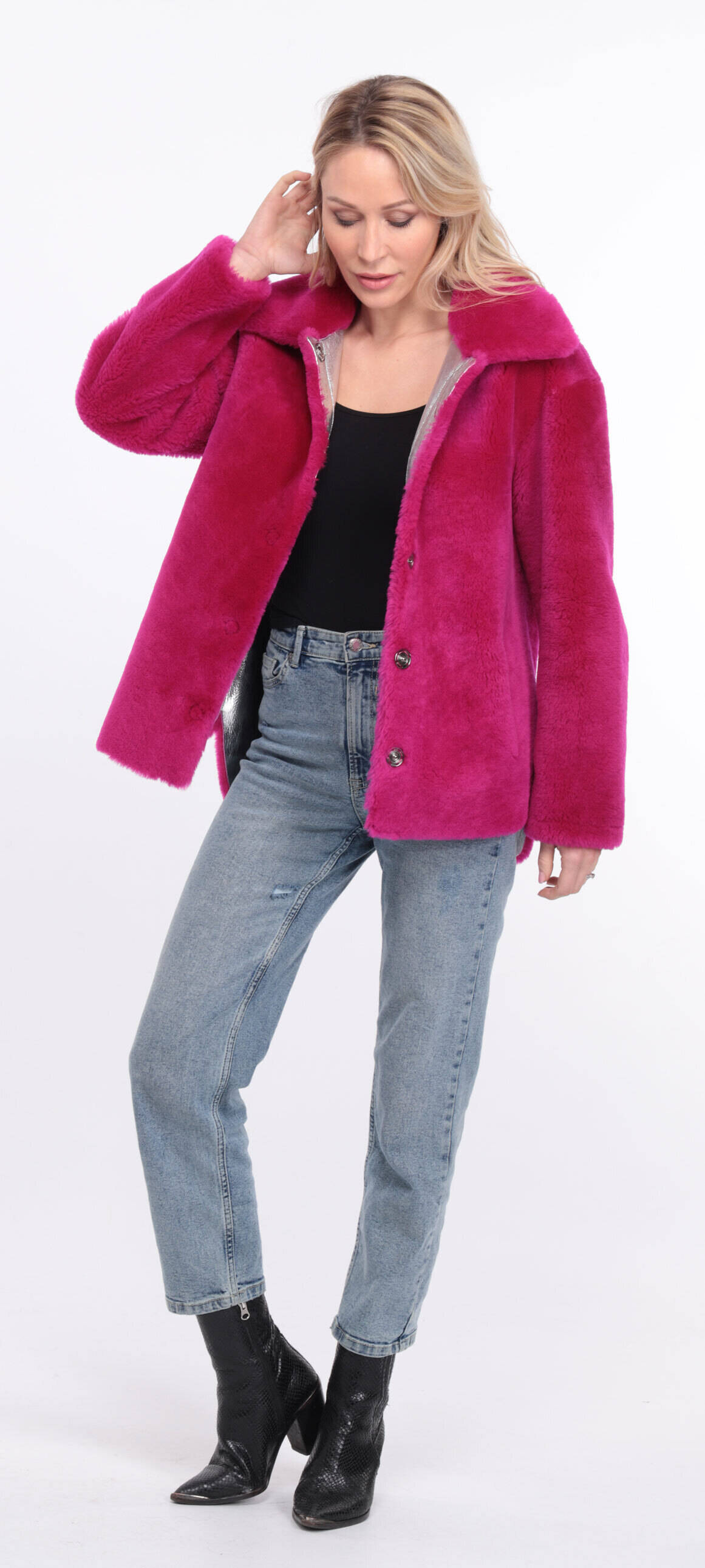 veste rita argent fuschia (3)